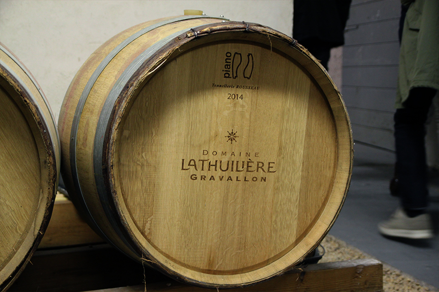 Les futs du domaine Lathuilière