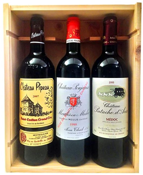 coffret vin bordeaux grands crus